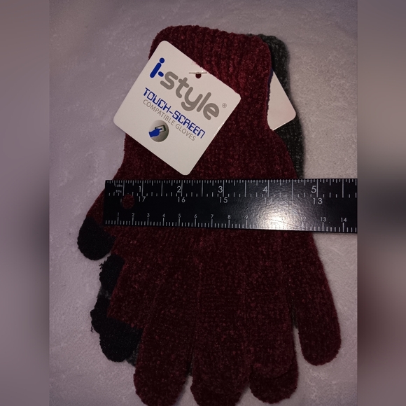 I-Style Touch Screen Compatible Gloves Lot Of 2 - Picture 5 of 7